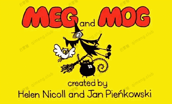 《女巫麦格和小猫莫格Meg and Mog》12集 适合3~6岁英语动画