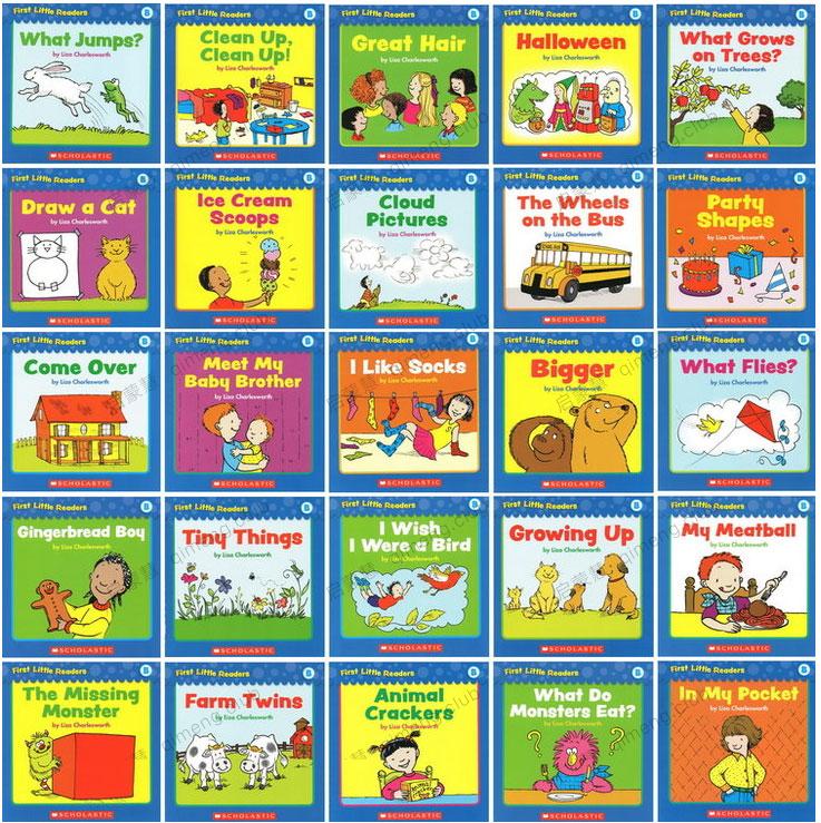 学乐小读者《First Little Readers》ABCD全套PDF+MP3+18集动画 适合年龄 3-6岁