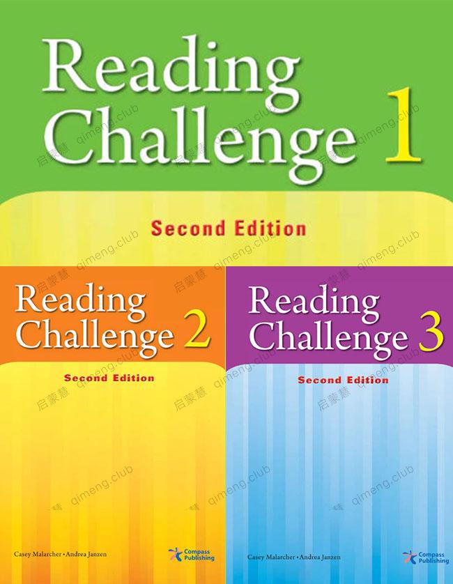 阅读挑战《Reading Challenge》1-3册原版非虚构练习 PDF练习册+答案+音频