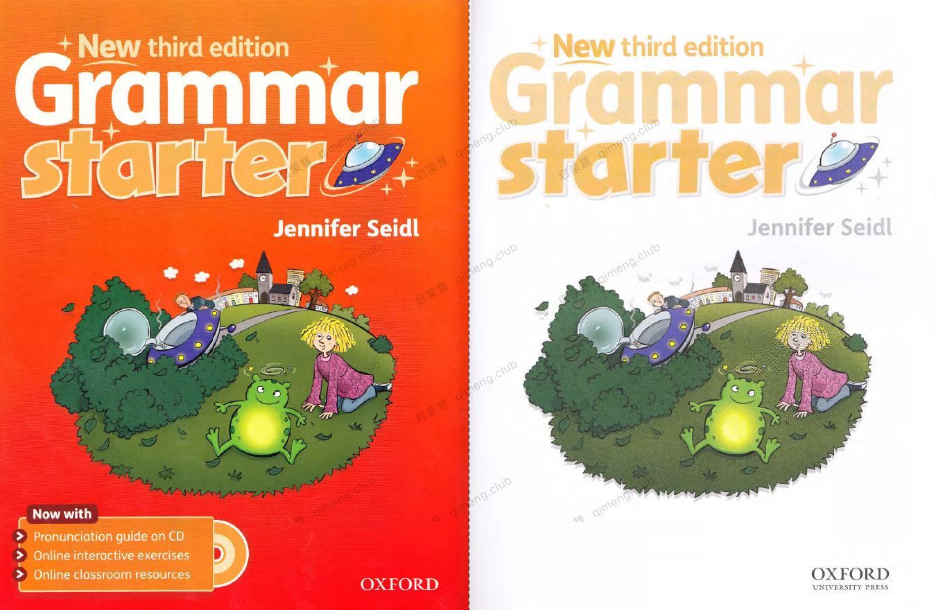 牛津小学语法书 《Grammar by Jennifer Seidl》全4册 教材+配套答案+音频