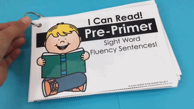 网红高频词金字塔练习卡Sight word fluency pyramid sentences全套5册
