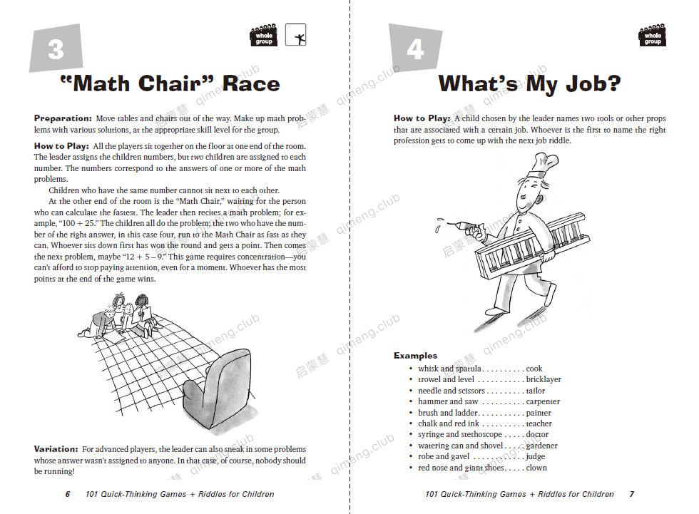 有趣的101个快速思考游戏和谜语《101 Quick Thinking Games and Riddles》