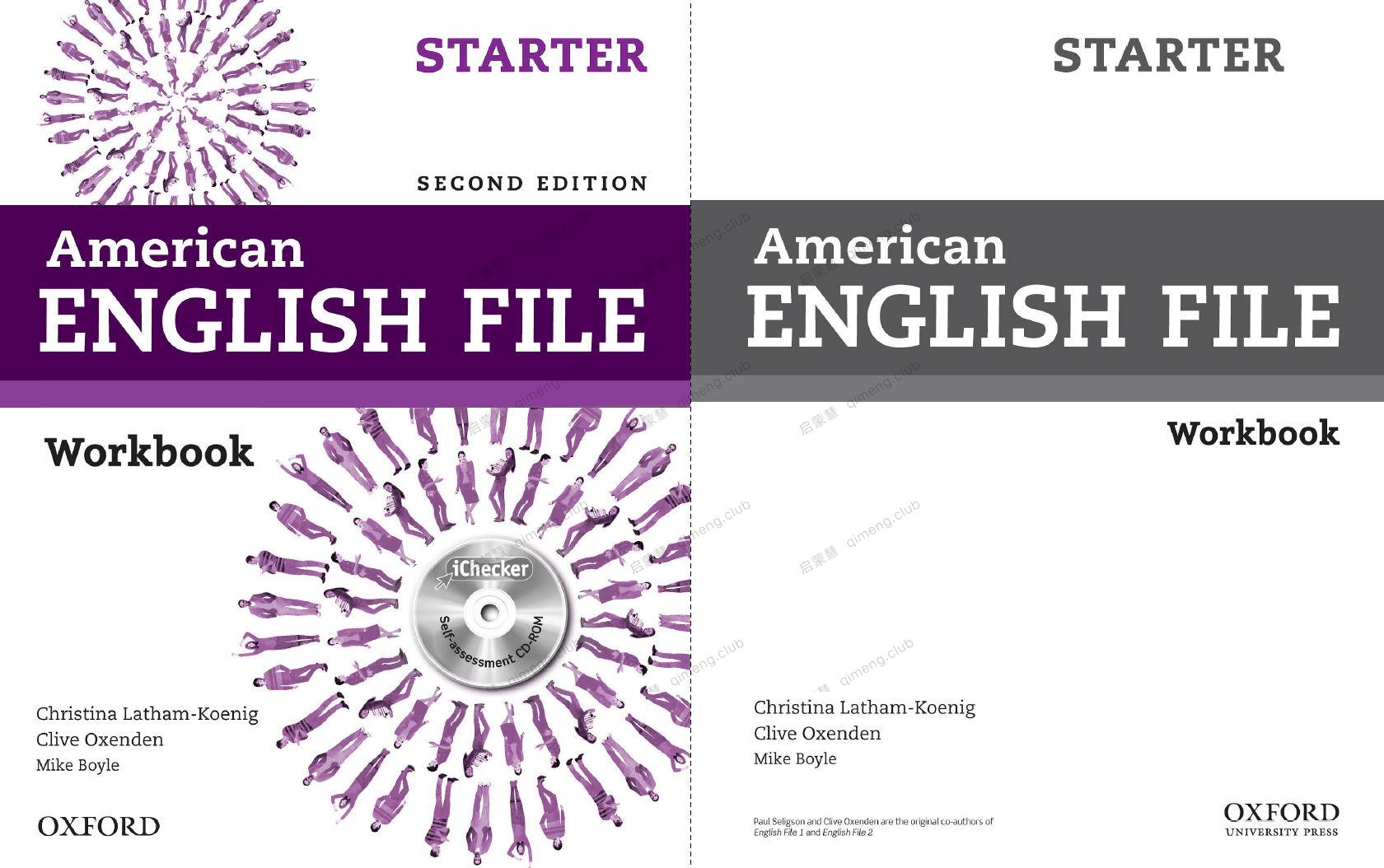 牛津儿童英语教材《American English File Second Edition》Starter - L5 全套 学生书+练习册+教师书+音频+视频+闪卡+语法