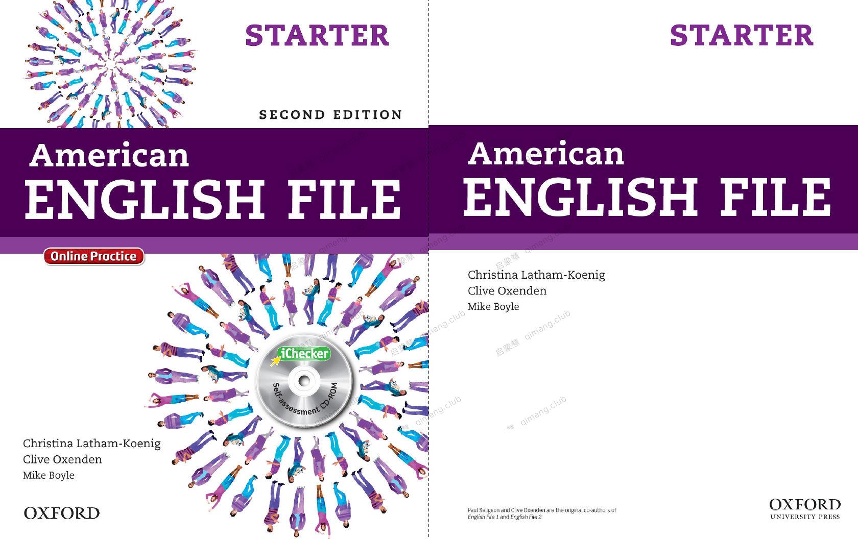 牛津儿童英语教材《American English File Second Edition》Starter - L5 全套 学生书+练习册+教师书+音频+视频+闪卡+语法