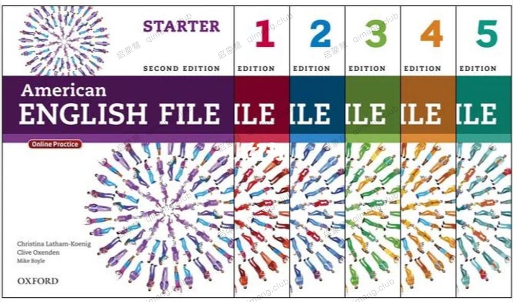 牛津儿童英语教材《American English File Second Edition》Starter - L5 全套 学生书+练习册+教师书+音频+视频+闪卡+语法