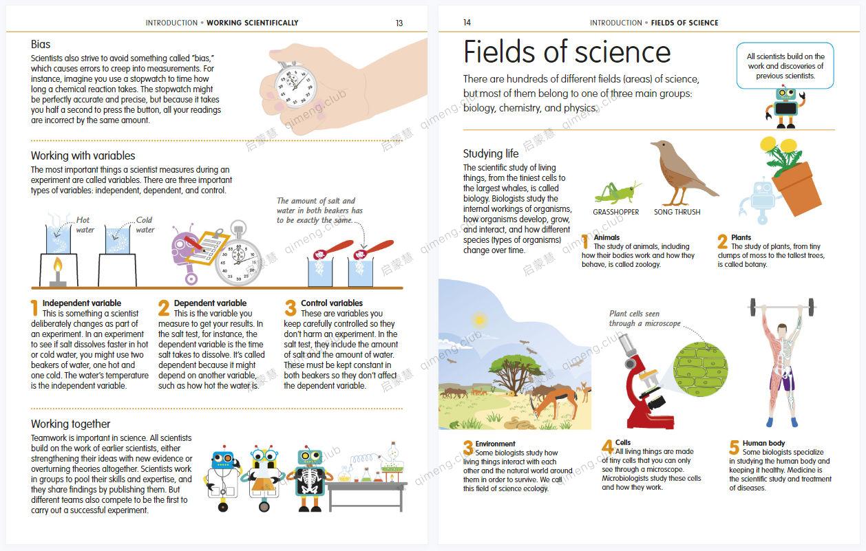 Dk 如何掌握科学、技术和工程《How to Be Good at Science》教程+2本练习册带答案