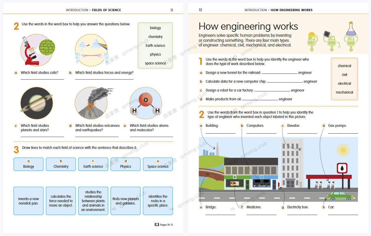 Dk 如何掌握科学、技术和工程《How to Be Good at Science》教程+2本练习册带答案