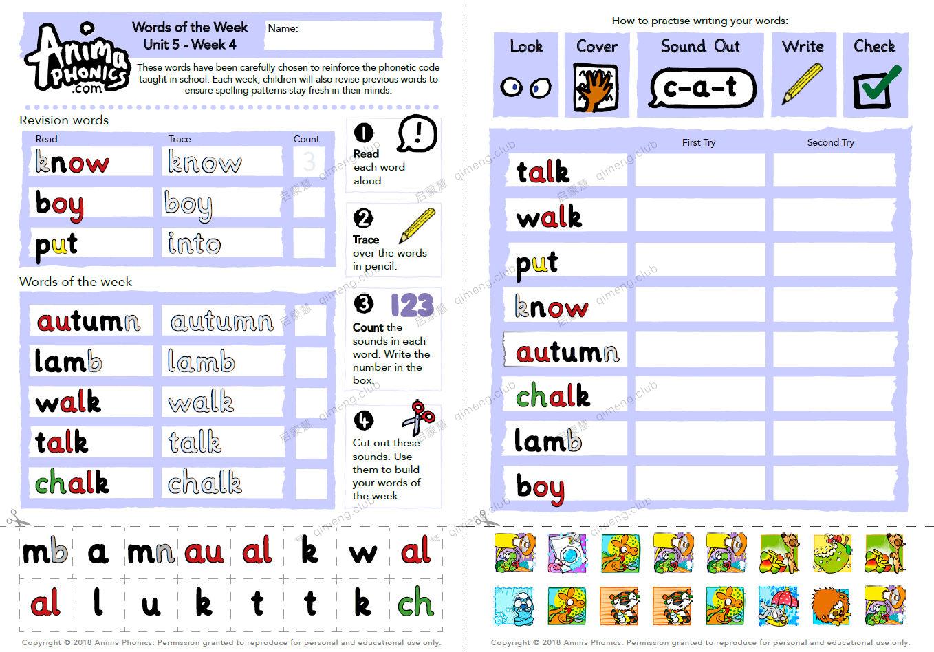 很多英国私立学校使用的拼读素材《Anima Phonics》海报+互动游戏+诗歌+拼读闪卡+拼写练习+阅读练习+教师评估手册