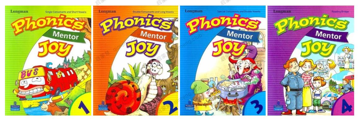 朗文教材《Phonics Mentor Joy 》全套1- 4（PDF+MP3）