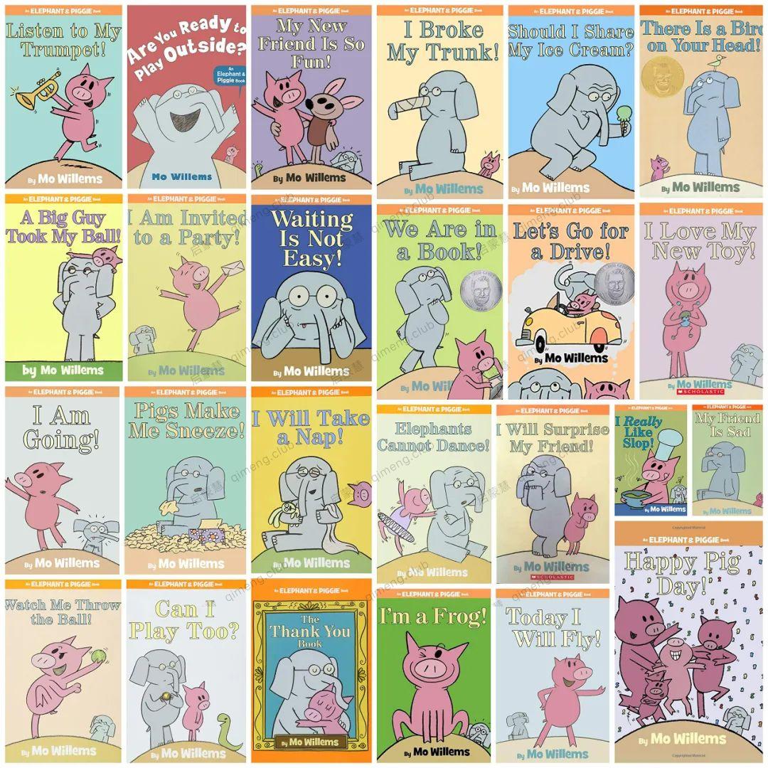 全世界孩子都爱不释手的情商启蒙类绘本 小猪小象《An Elephant and Piggie Book》童年友情系列全套资源 25册绘本+音频+外教视频
