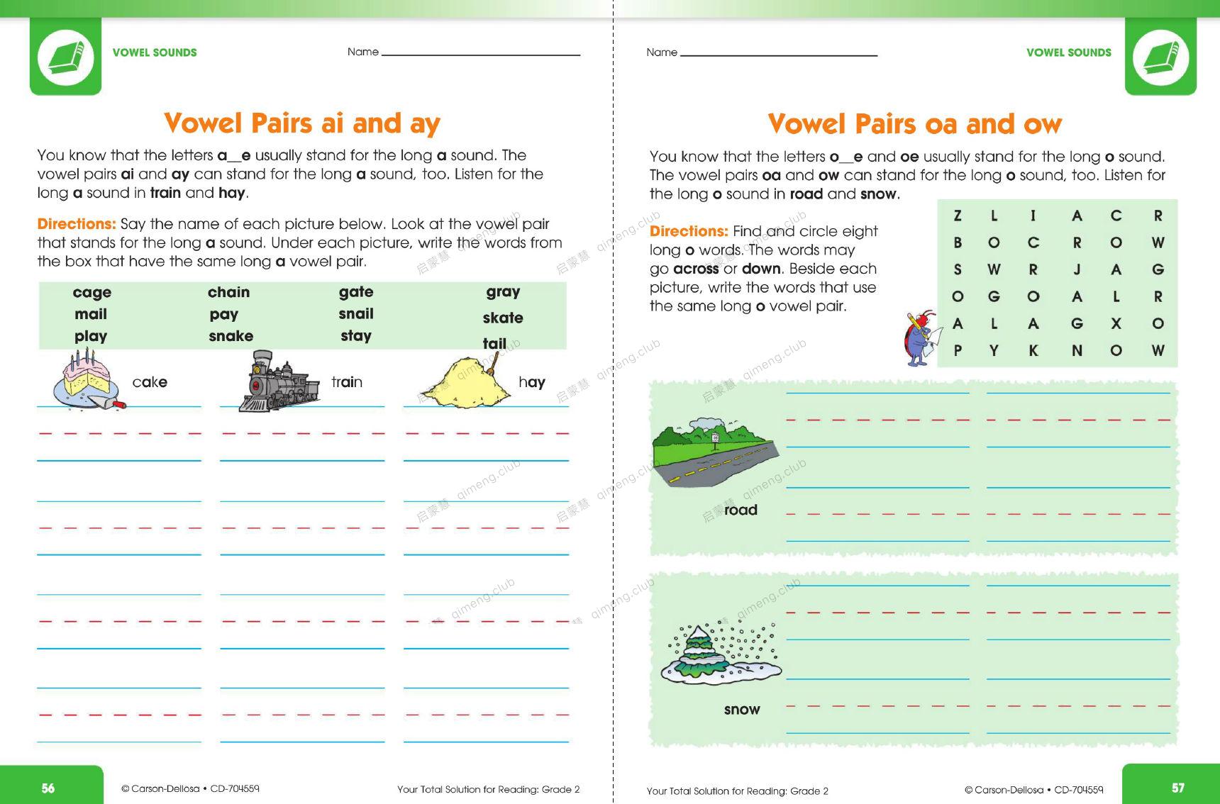 原版幼儿阅读理解练习册《Your Total Solution For Reading》共5册 学前班GK-G2