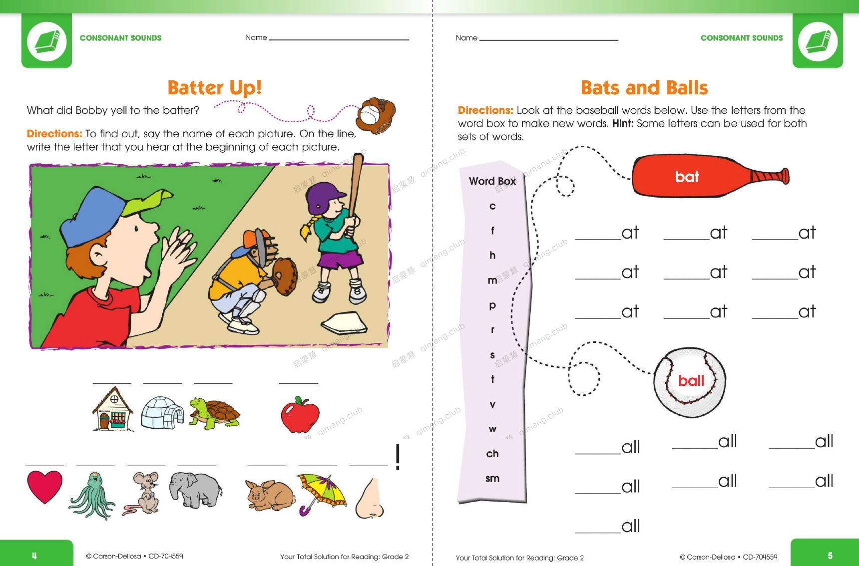 原版幼儿阅读理解练习册《Your Total Solution For Reading》共5册 学前班GK-G2