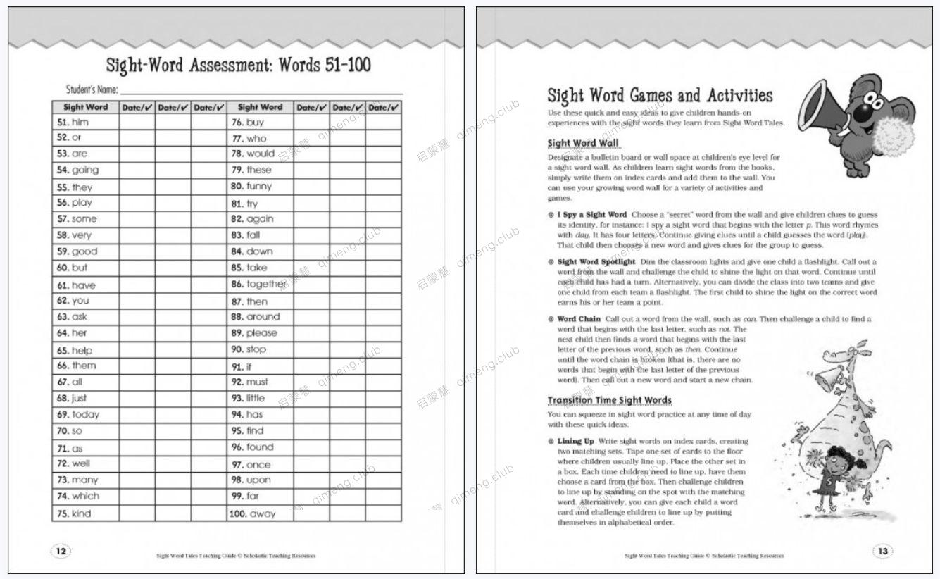 学乐高频词《Sight Word Tales》全套25册 绘本+音频+指导书+练习册