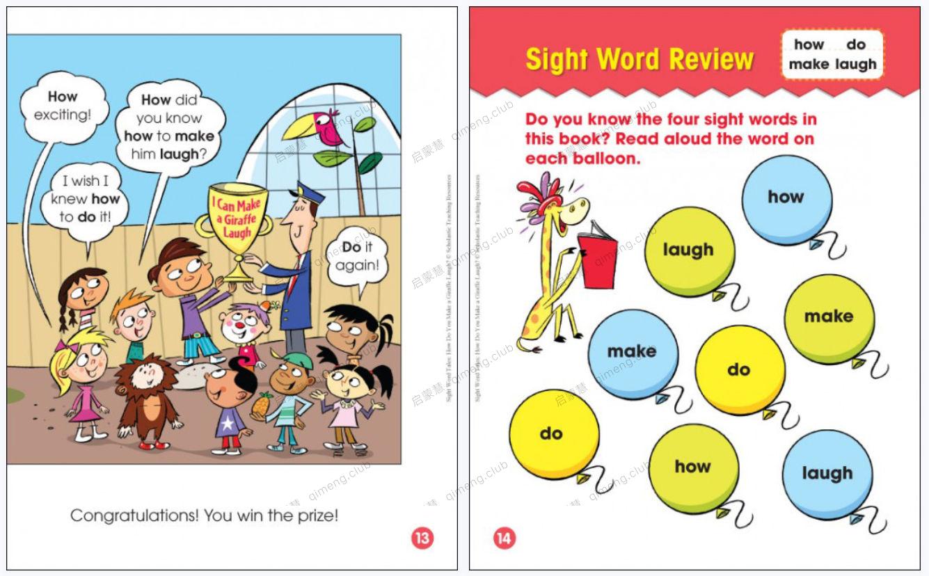 学乐高频词《Sight Word Tales》全套25册 绘本+音频+指导书+练习册