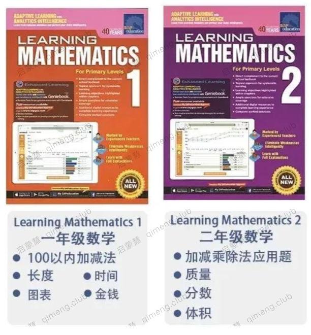 新加坡数学在《learning mathematics》 G1~G2 视频课36节+课程资料