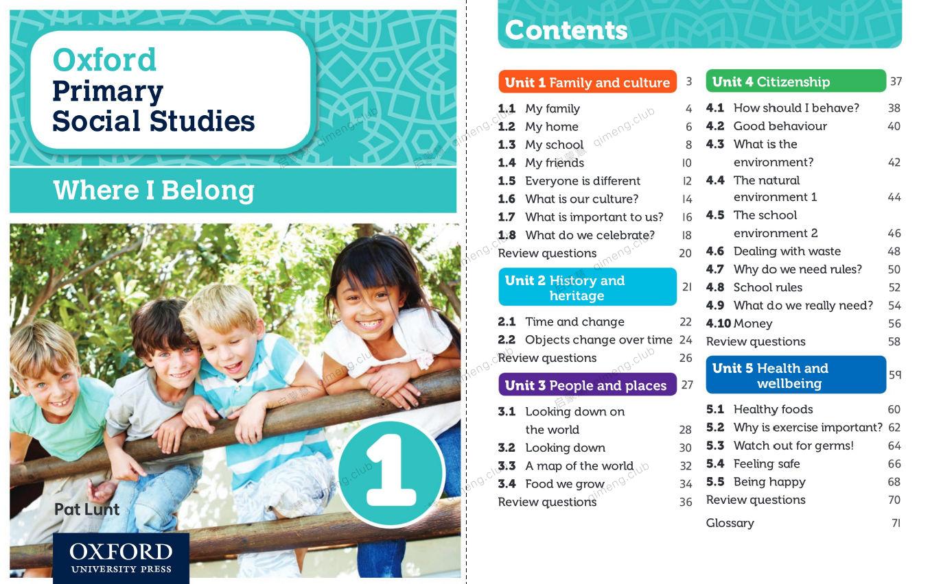 牛津初级社会研究《Oxford Primary Social Studies》G1-6