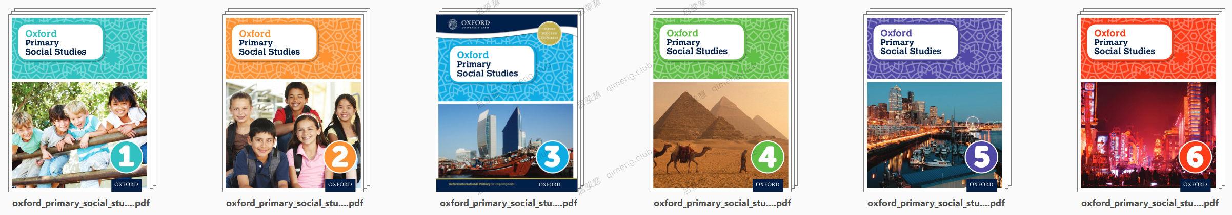 牛津初级社会研究《Oxford Primary Social Studies》G1-6