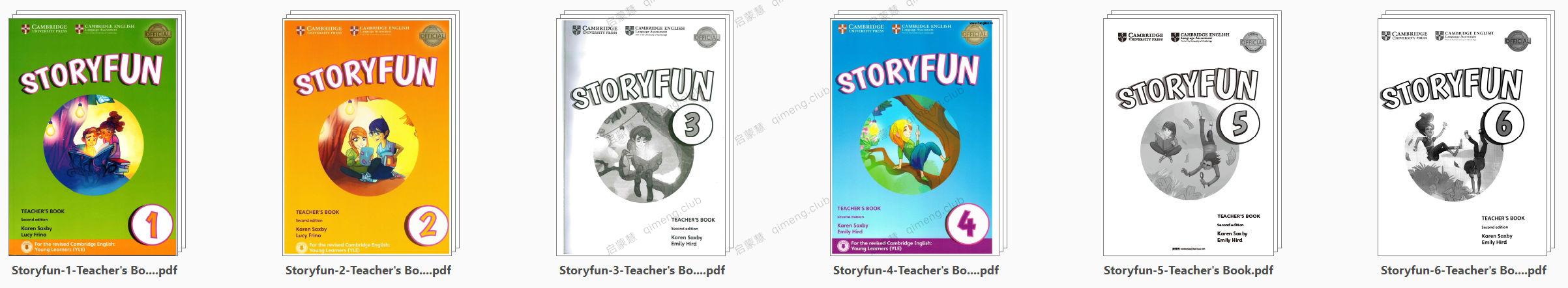 剑桥少儿英语YLE考试官方教材《Storyfun》第二版G1-G6全套资料 学生书+教师书+手册+音频