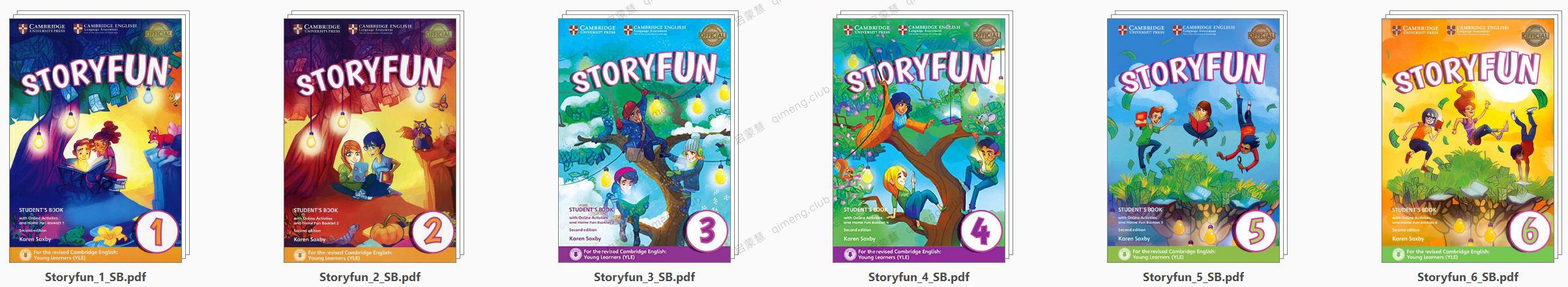 剑桥少儿英语YLE考试官方教材《Storyfun》第二版G1-G6全套资料 学生书+教师书+手册+音频