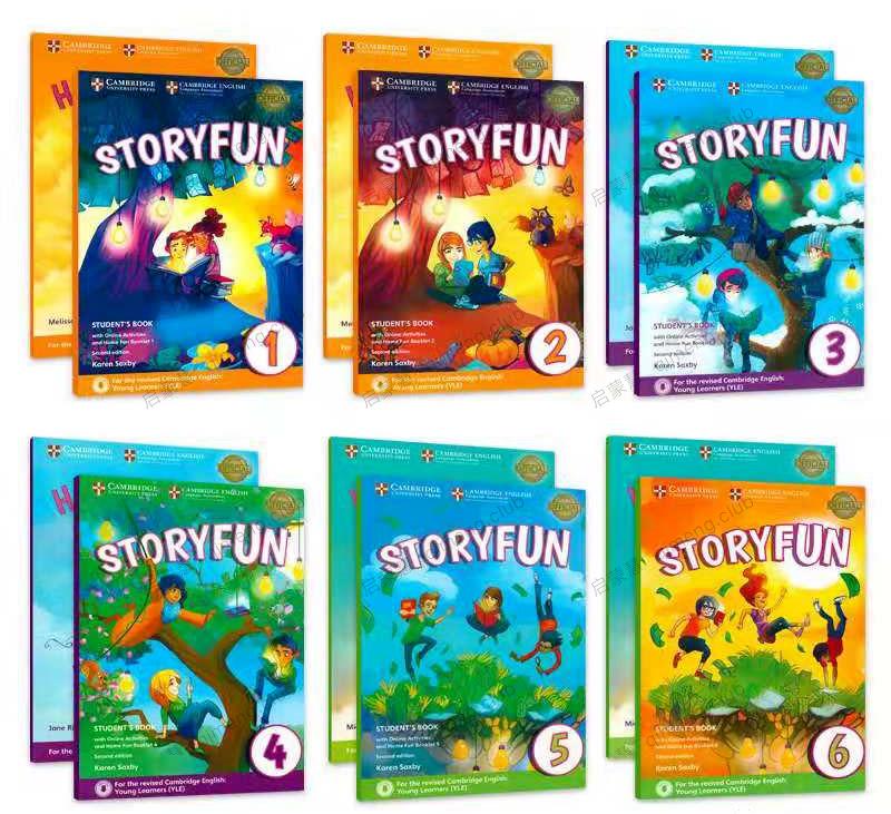 剑桥少儿英语YLE考试官方教材《Storyfun》第二版G1-G6全套资料 学生书+教师书+手册+音频