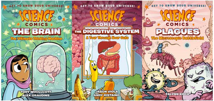 23本科学连环画《Science comics》让孩子轻松掌握世界运转的秘密，不知不觉学英语！