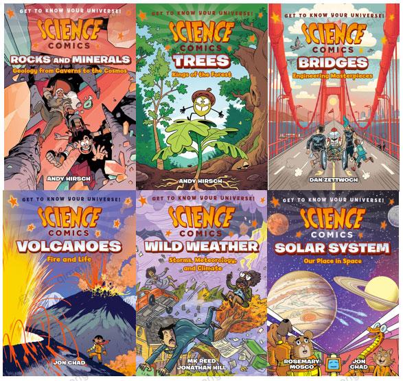 23本科学连环画《Science comics》让孩子轻松掌握世界运转的秘密，不知不觉学英语！