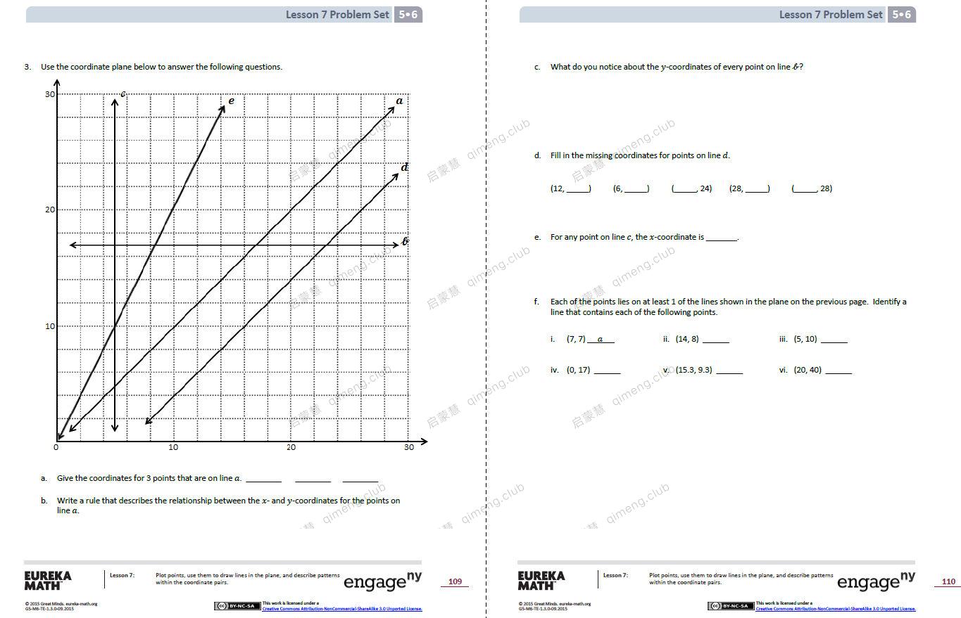 美国顶尖数学思维练习册GK-G5 来自全球顶尖数学思维平台Zearn Maths 共1300多页