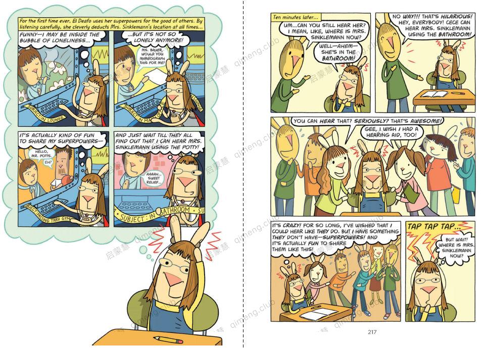 豆瓣9.5高分治愈漫画《El Deafo》纽伯瑞儿童文学奖作品 248页PDF+电子书+音频